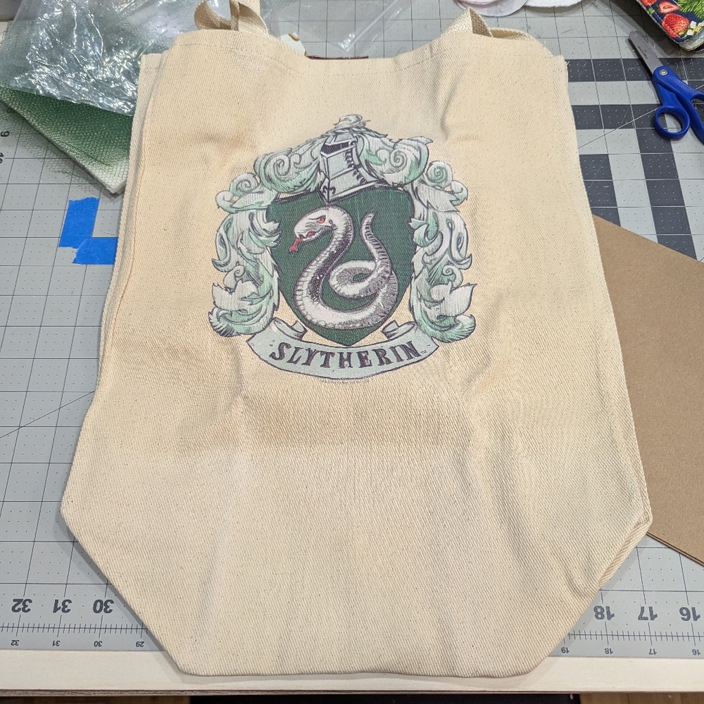 New never used canvas bag, Harry Potter Slytherin